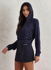 Blue Navy Superhot Skirt Fitt SKT5542