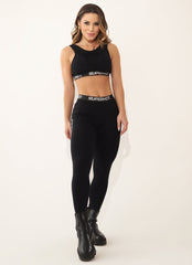 Black Superhot Sports Bra Comfy TOP5360